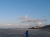 Vliegeren aan het strand